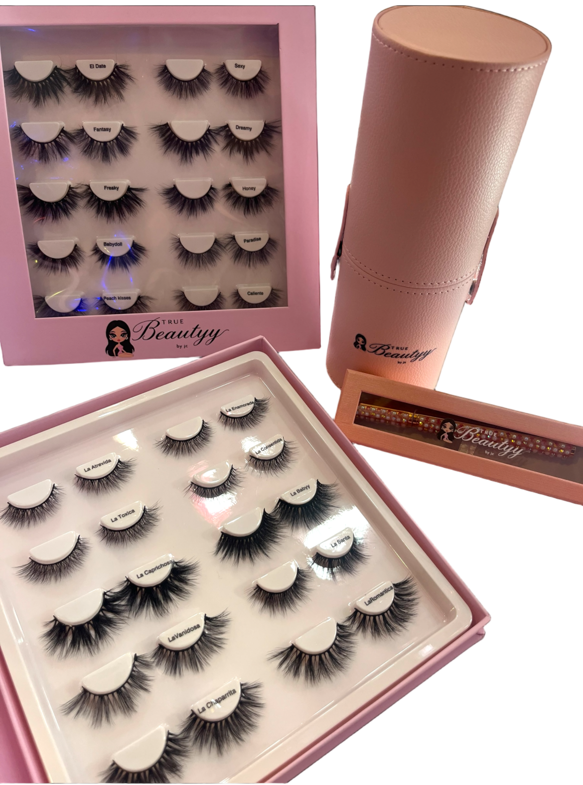 Bundle- 2 lash books, brush Set and 1pc 2 in 1 eyeliner glue (read details)