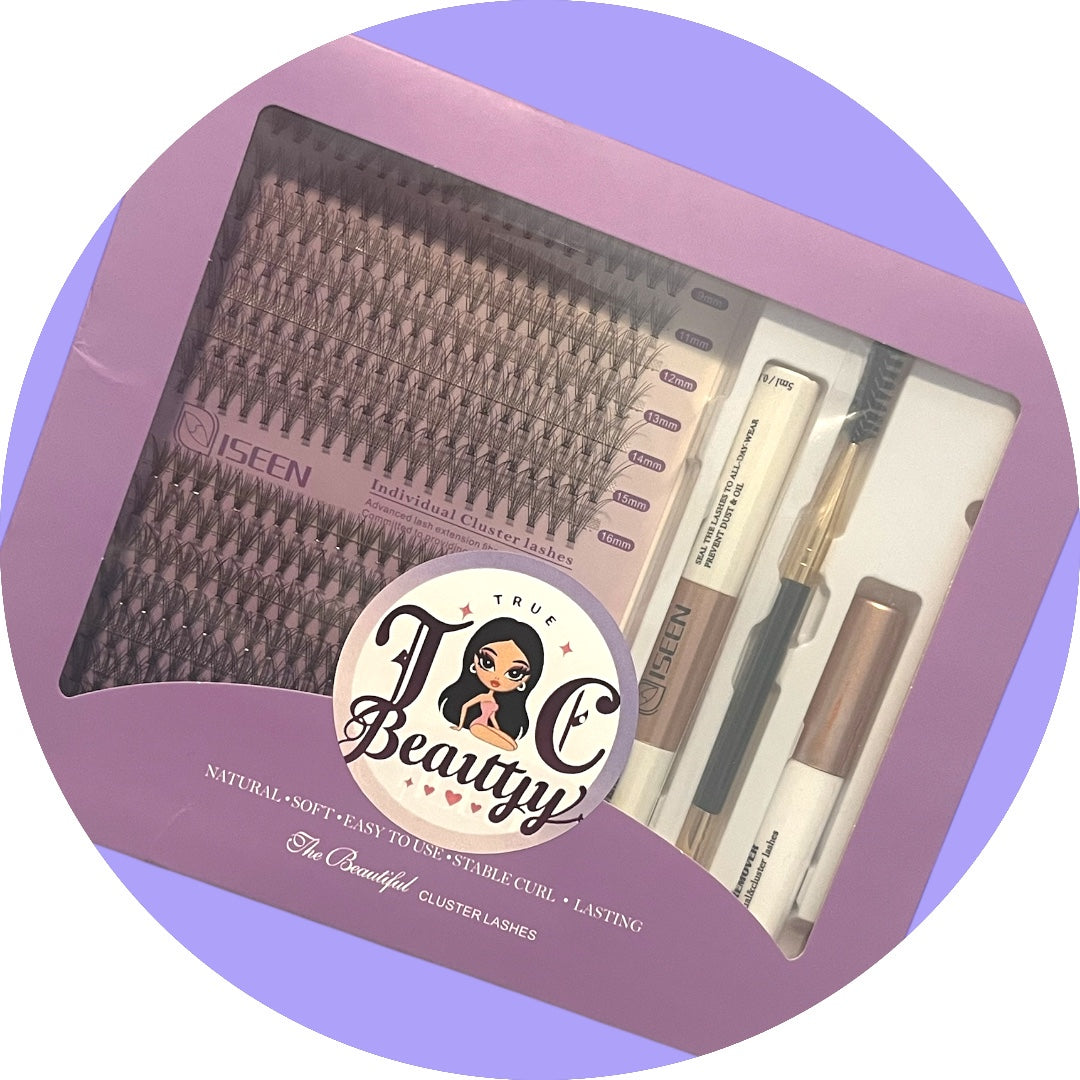 The Beautiful Cluster Lashes Kit / individual clusters