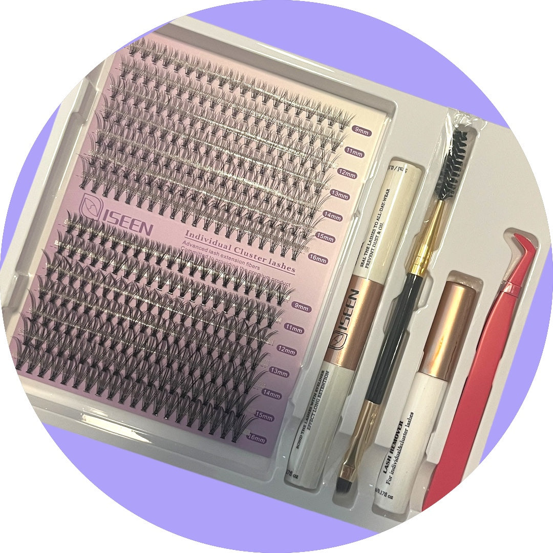 The Beautiful Cluster Lashes Kit / individual clusters
