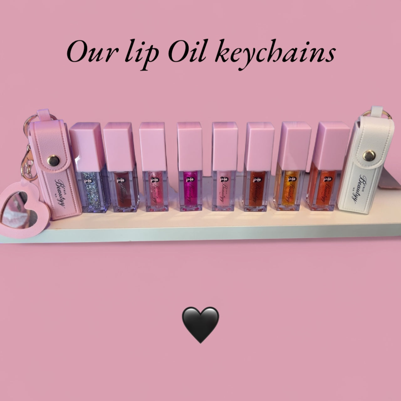 Lip oils with Keychains