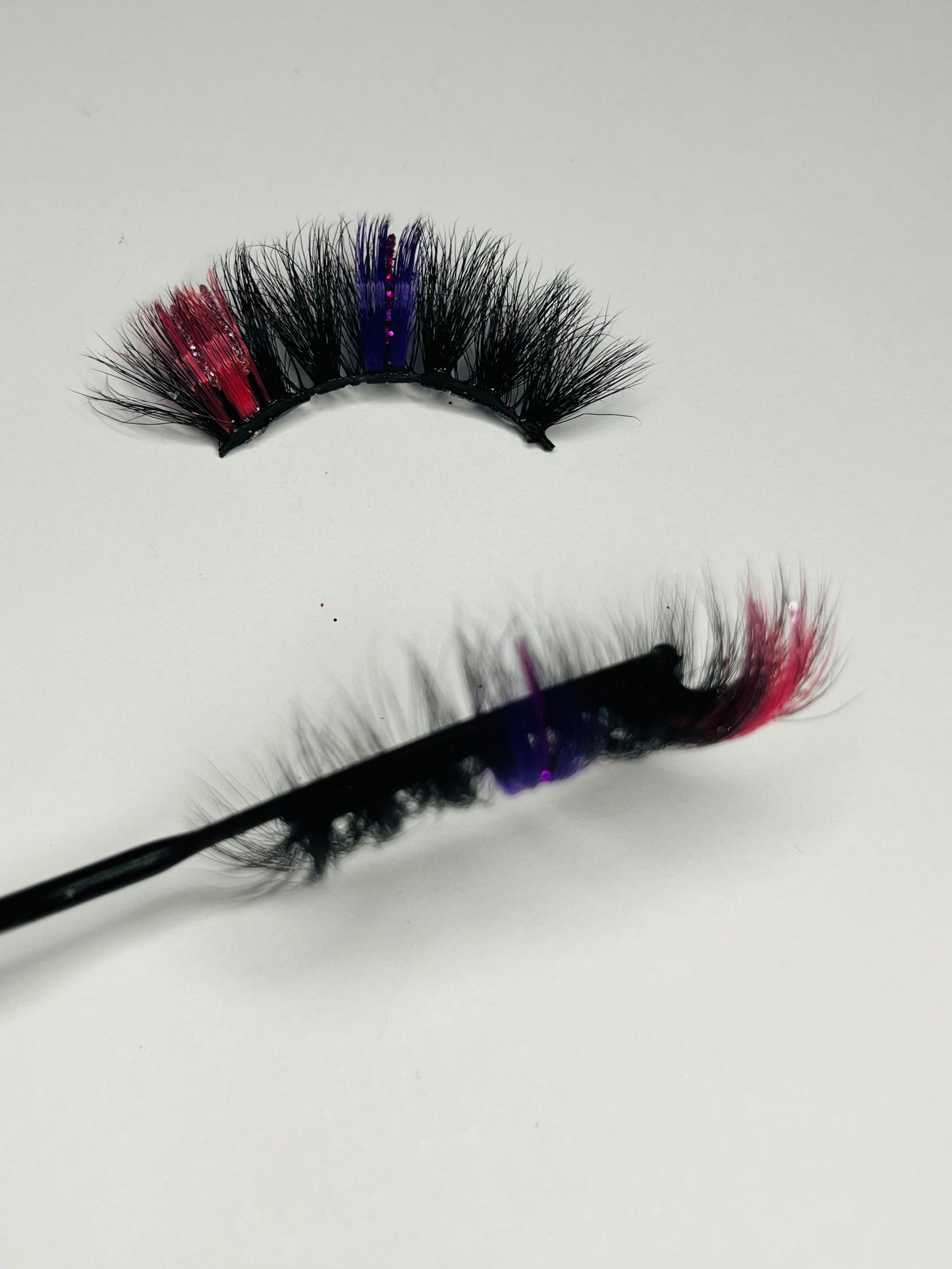 Coquetta Glitter Colored Mink Lashes 5D