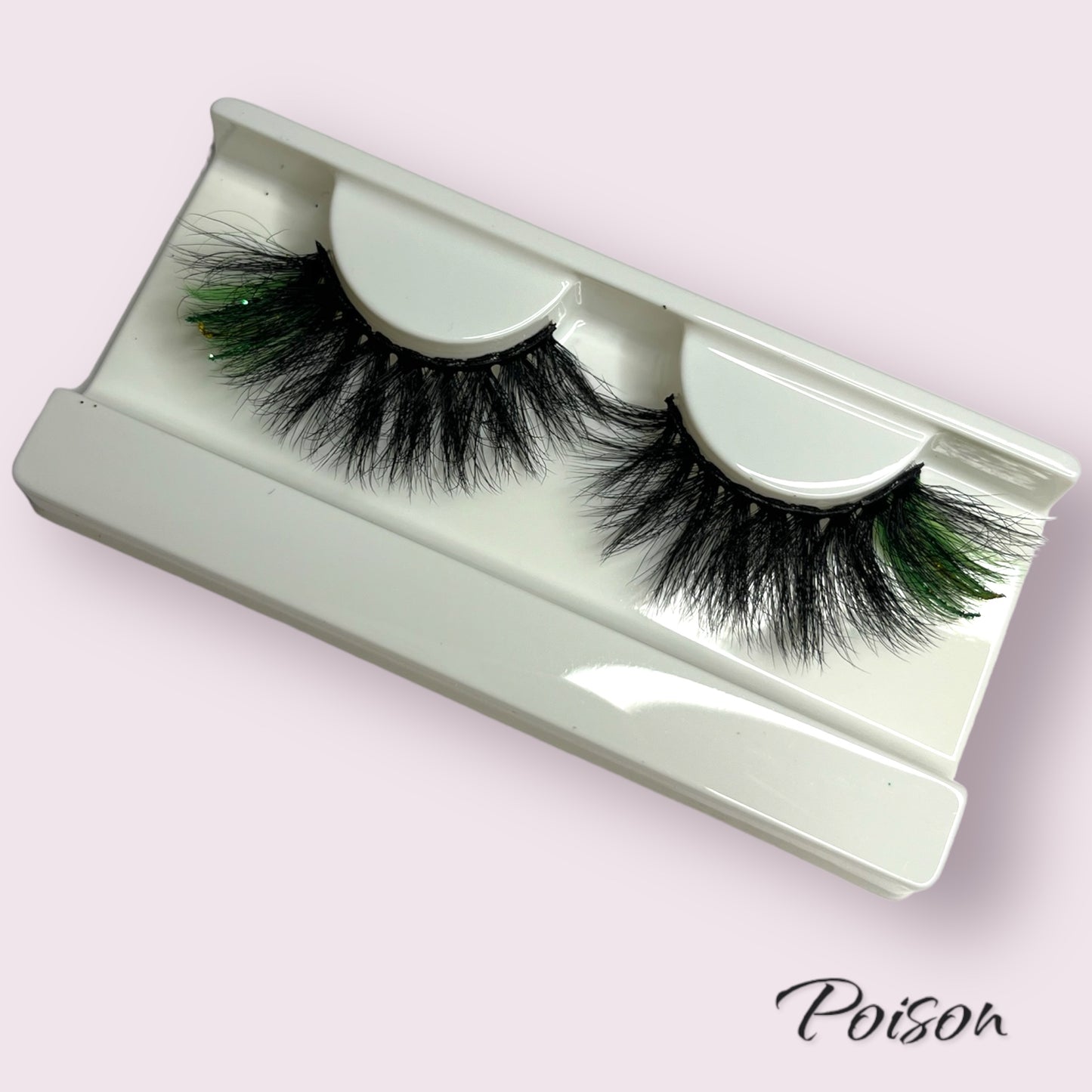 Poison Glitter & Colored Mink Lashes 5D