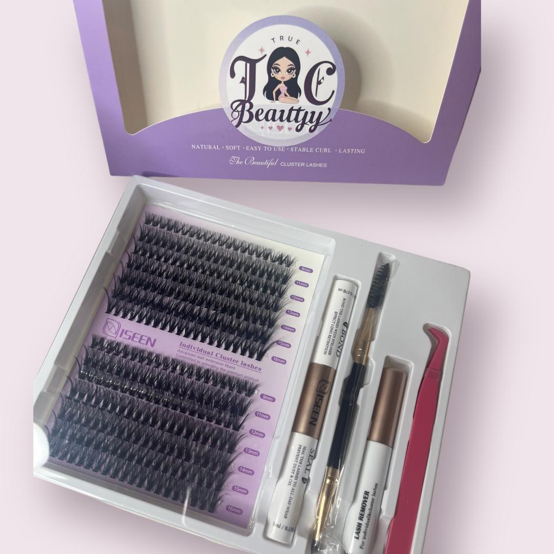 The Beautiful Cluster Lashes Kit / individual clusters