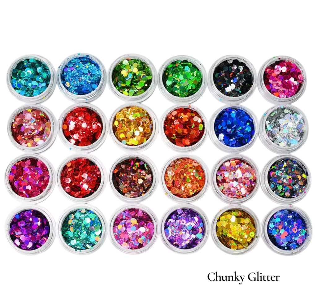 24 piece glitter jar