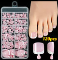 Feet press on nails 120 pieces