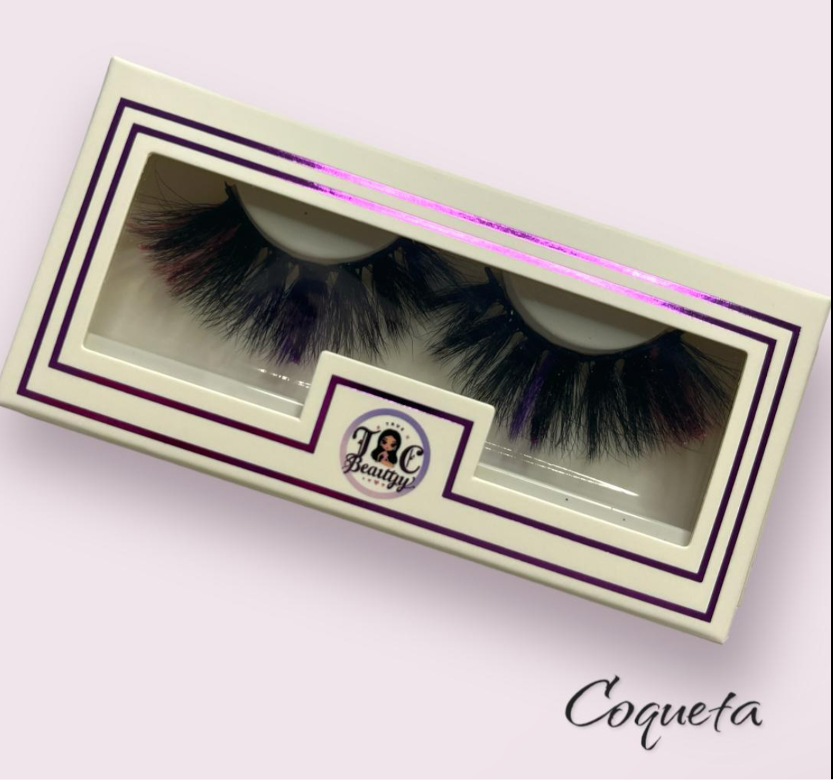 Coqueta glitter/color lash strip