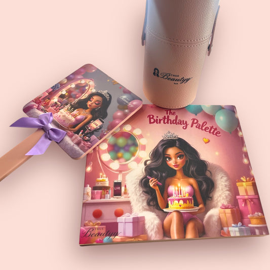 Bundle: Brush Set,Birthday Palette & Birthday Mirror