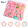 Girly press on Nails /96 pieces