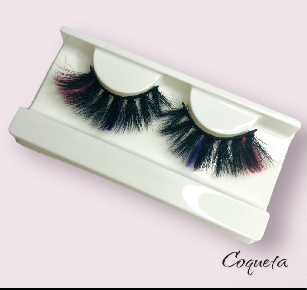 Coqueta glitter/color lash strip