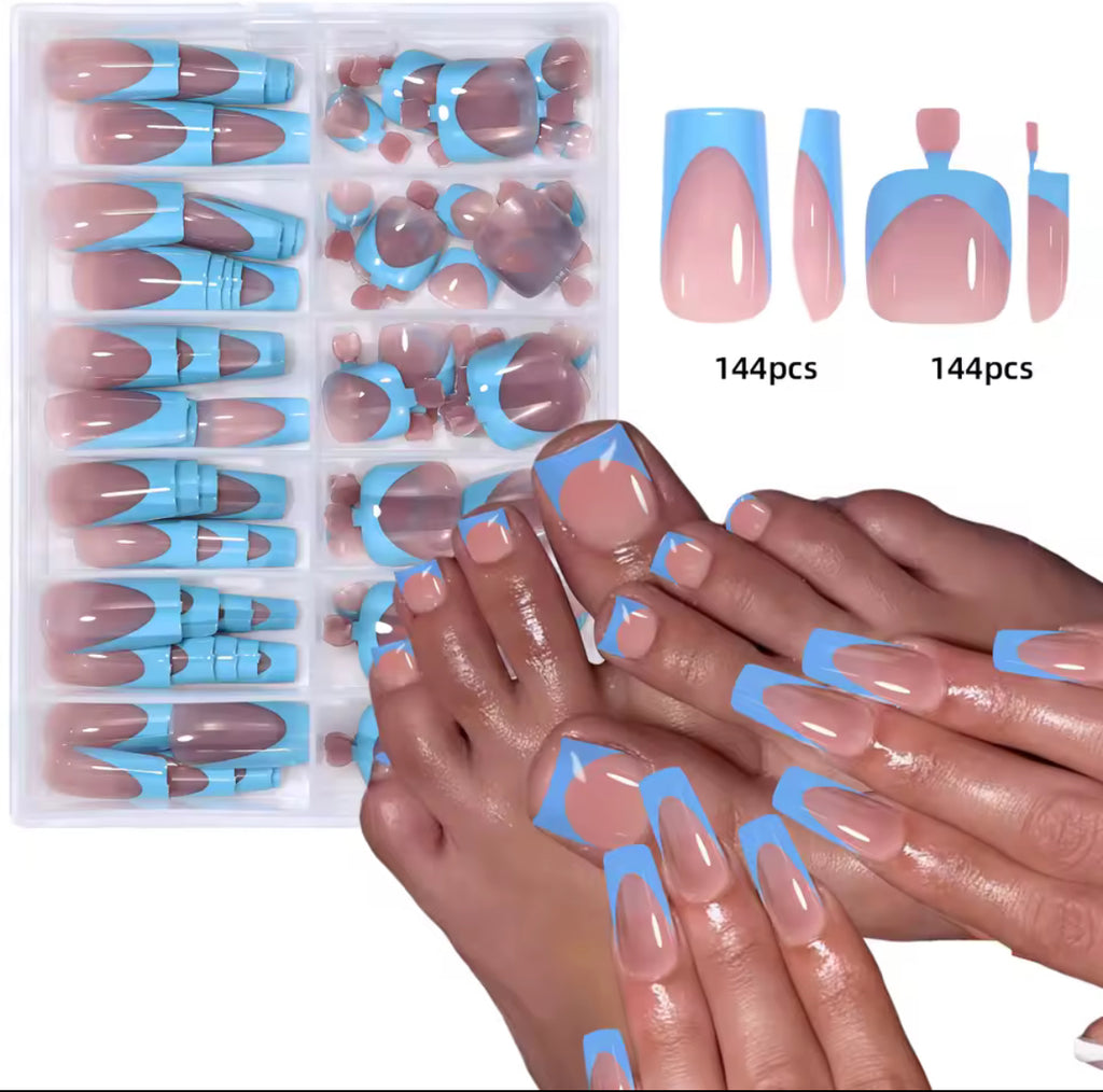 Hands & Feet Press on Set 288 pieces