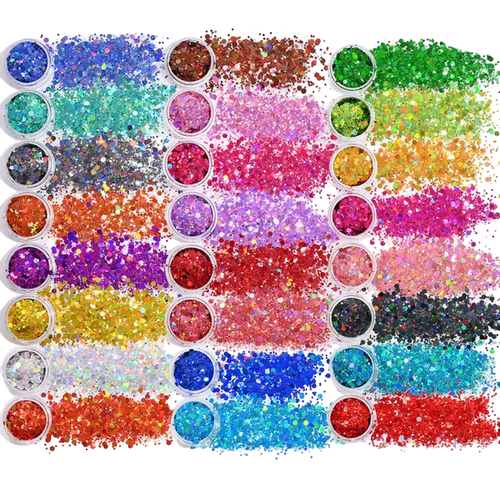 24 piece glitter jar