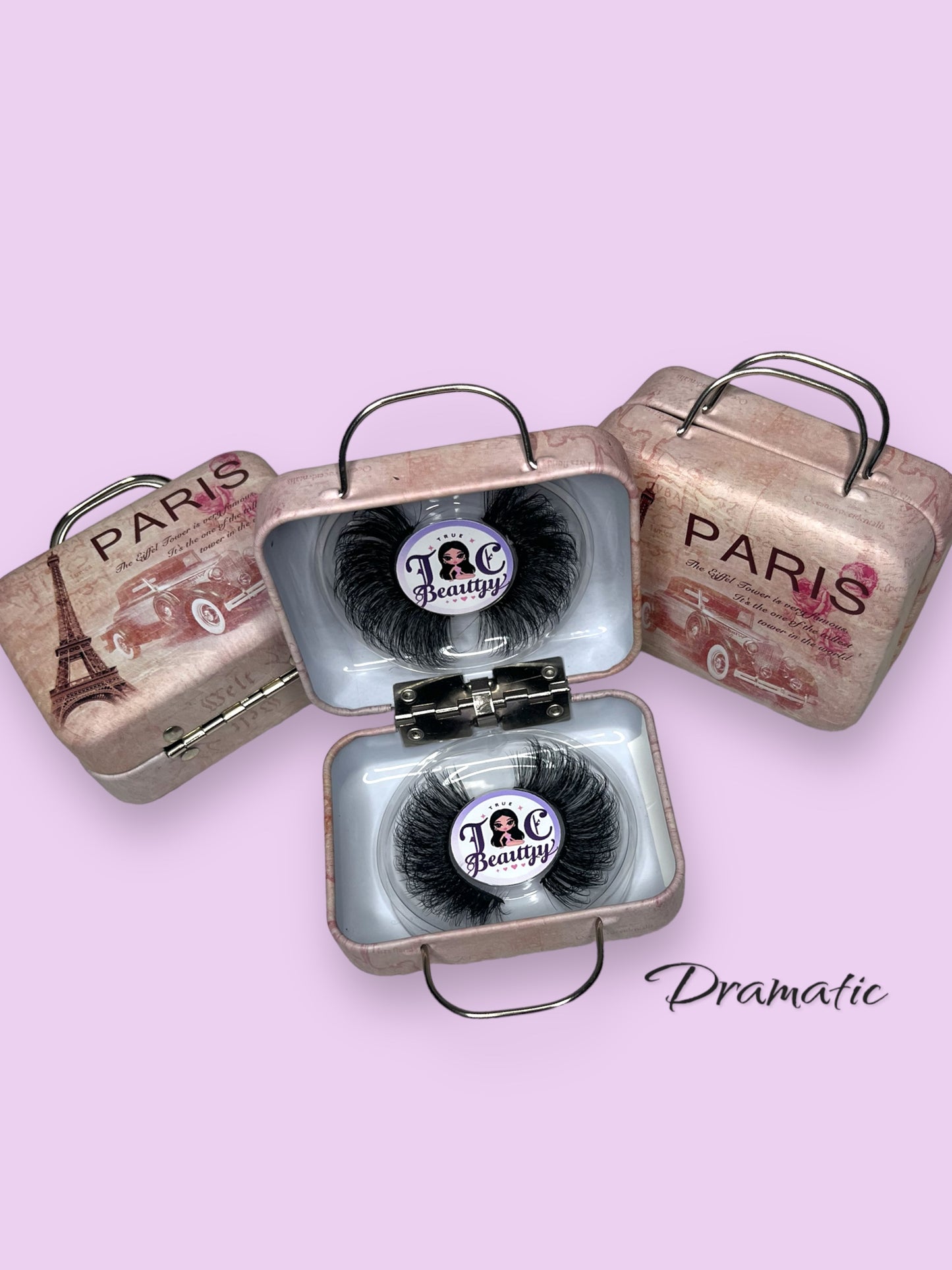 Dramatic Luggage Case Mink Lashes 3D