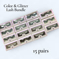 Glitter & color lash bundle