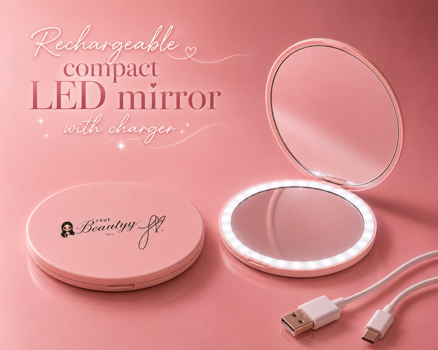 LED compact mirror -reachable / Collaboration with Jocey🩷