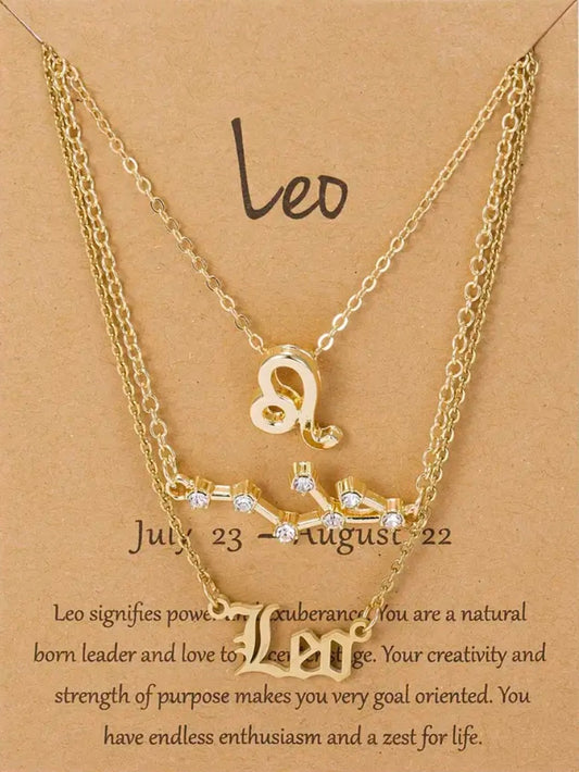 Leo Zodiac Necklace