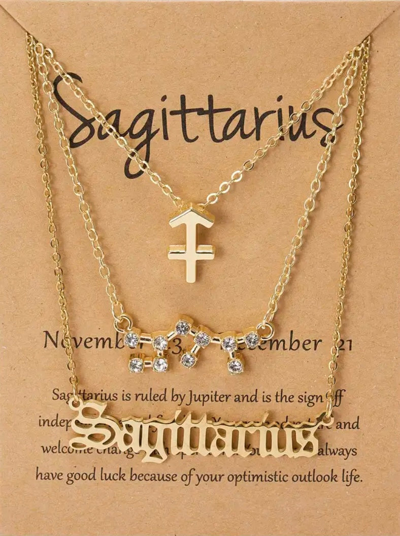 Sagittarius Zodiac Necklace