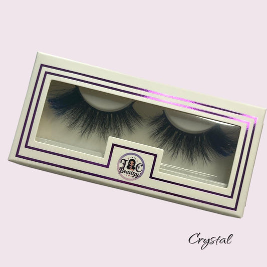 Crystal Glitter & Colored Mink Lashes 5D