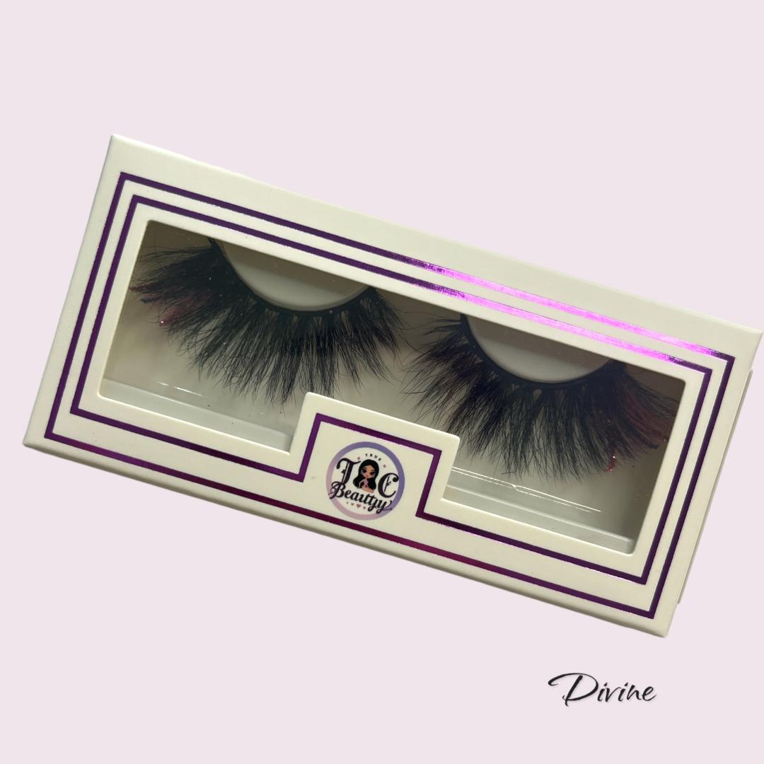 Divine Glitter & Colored Mink Lashes 5D