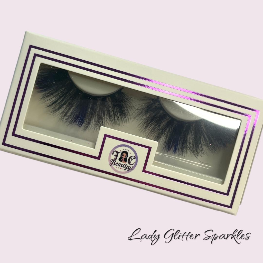 Lady Glitter Sparkles Glitter & Colored Mink Lashes