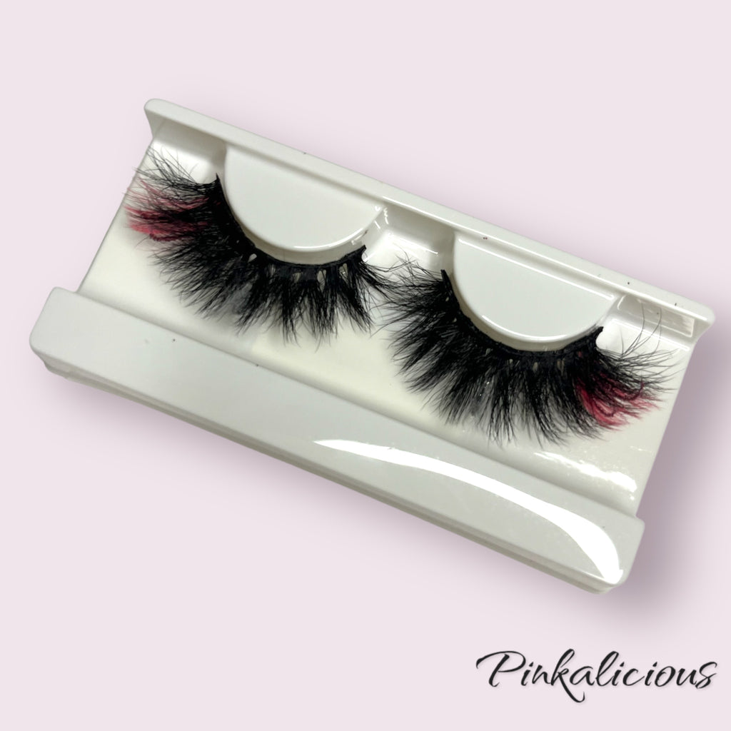 Pinkalicious Glitter & Colored Mink Lashes 5D