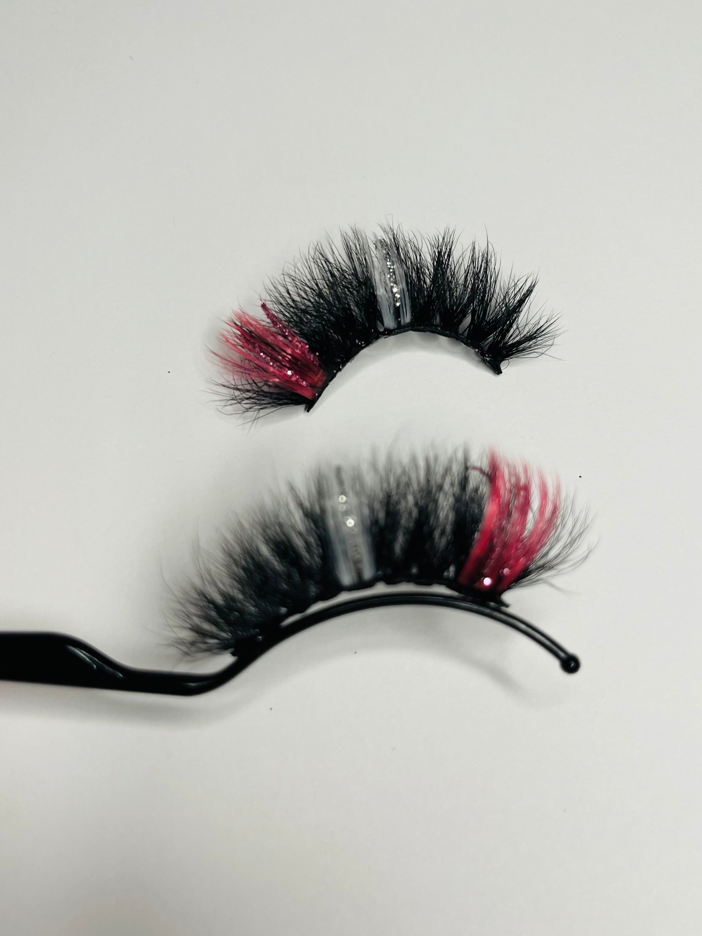 Pinkalicious Glitter & Colored Mink Lashes 5D