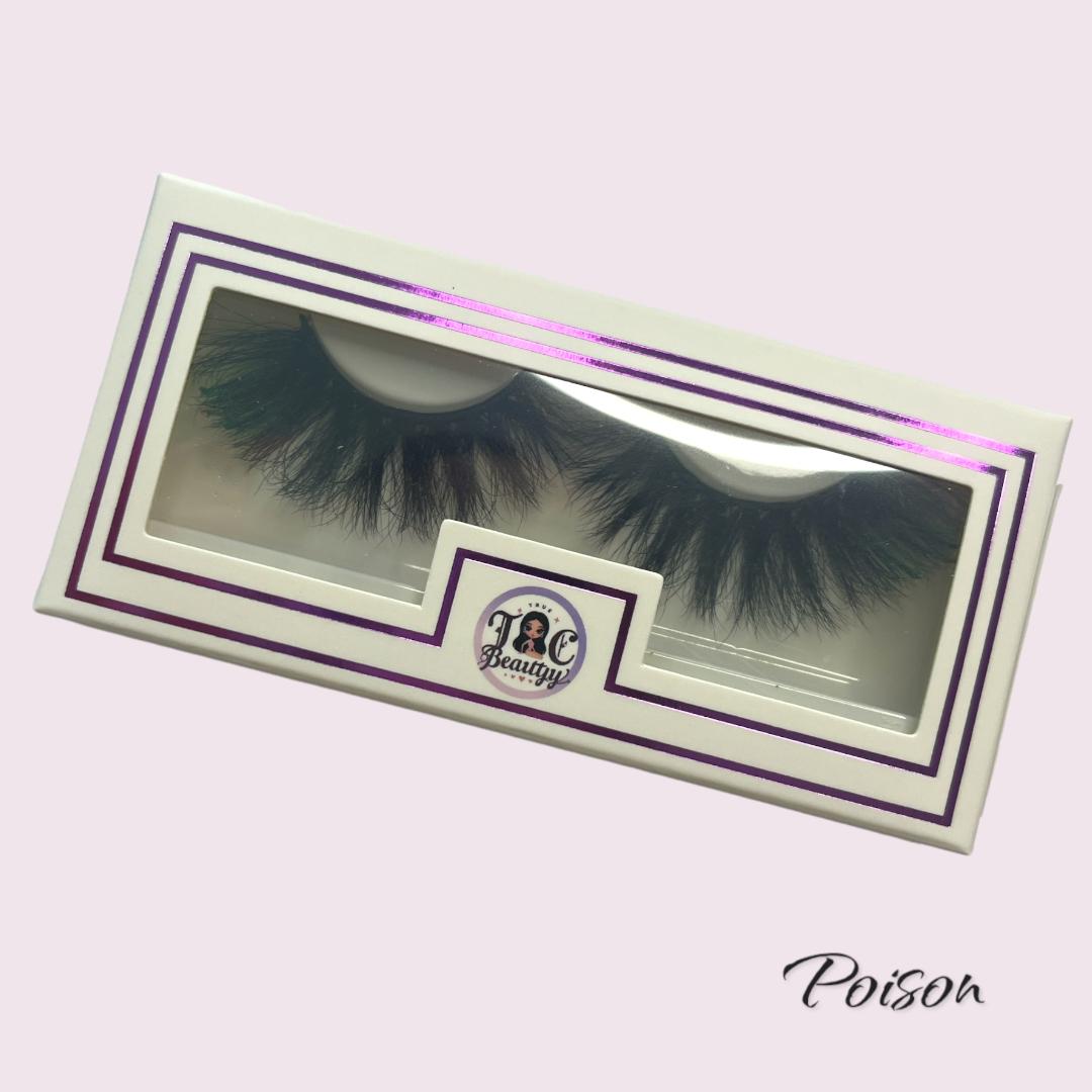 Poison Glitter & Colored Mink Lashes 5D