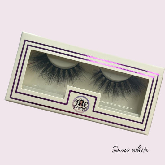 Snow White Glitter & Colored Mink Lashes 5D